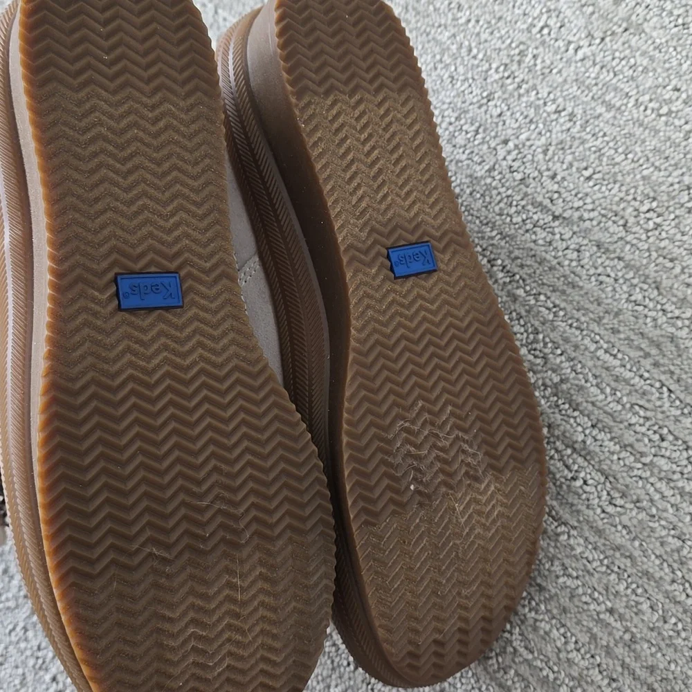 NWOT Keds Luxe Leather w/ Faux Shearling and Thinsulate Midland Wedge Msrp $130